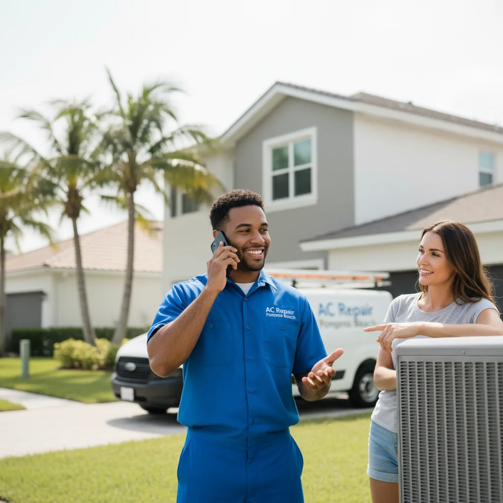 AC Repair Pompano Beach customer support in Evart